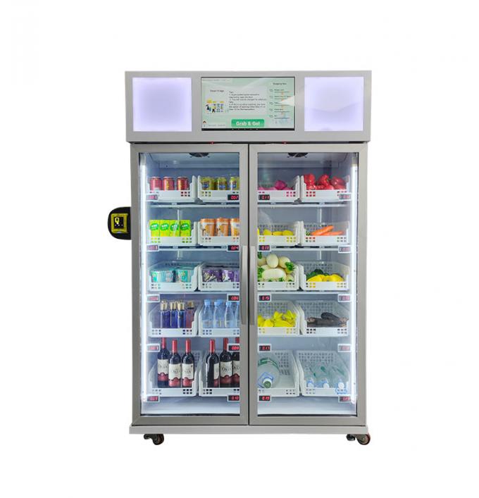 Máquina de venda automática esperta do refrigerador do mícron