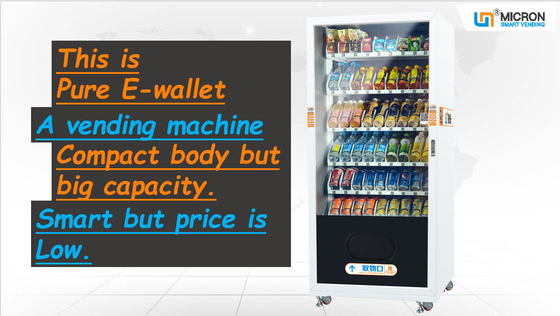 Máquina de venda automática semi transparente com sistema de refrigeração, grande máquina de venda automática Malásia dos meios da tela do tela táctil do tamanho