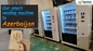 Máquina de venda automática semi transparente com sistema de refrigeração, grande máquina de venda automática Malásia dos meios da tela do tela táctil do tamanho