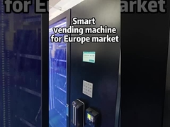 Máquina automática de venda de snacks para o mercado europeu