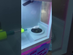 Micron Street Food Business Máquina de venda de algodão doces com 32 sabor de frutas e forma de flor