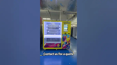 Máquina de venda automática de brinquedos Pokémon e cartas TCG pronta para envio, coleta intermediária, porta automática, WM600