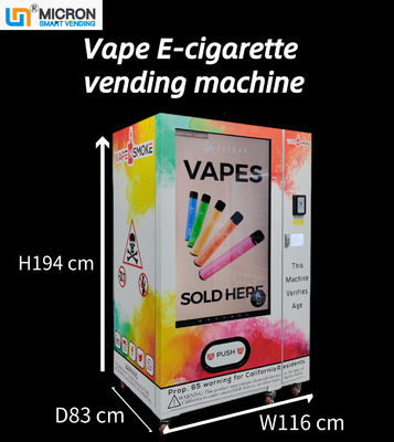 Máquina de venda automática automática de Vape do E-cigarro com o tela táctil de 55 polegadas