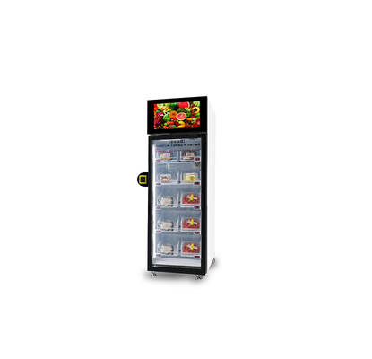 Máquina de venda automática do Gym para vender o refrigerador do fruto fresco da bebida da energia que vende com leitor de cartão