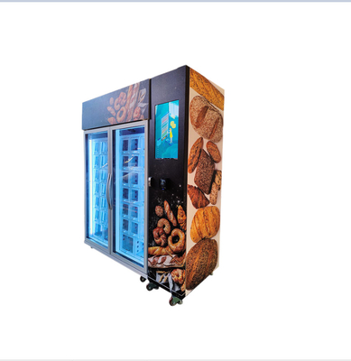 Máquina de venda automática refrigerando do cacifo do queque esperto garantia de 1 ano