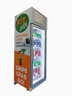 a garra fria esperta N da bebida da garrafa de vidro da máquina de venda automática do refrigerador 240V vai refrigerador