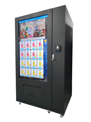 Máquina de venda automática de refrigerantes 3-20°C Máquina de venda automática de bebidas de tela grande ajustável