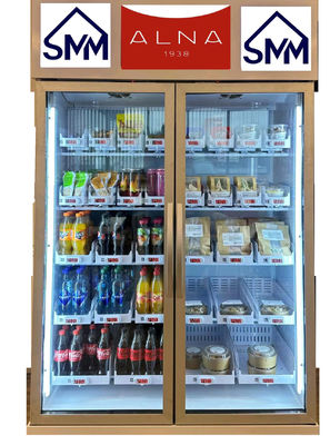 Sentido esperto Mini Vending Machine For Drinks do peso, frutos, máquina de venda automática do escritório, máquina de venda automática do suco, mícron