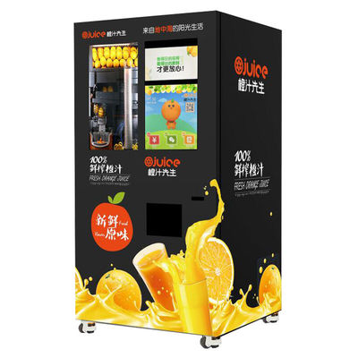Máquina de venda automática de suco de laranja com grande capacidade