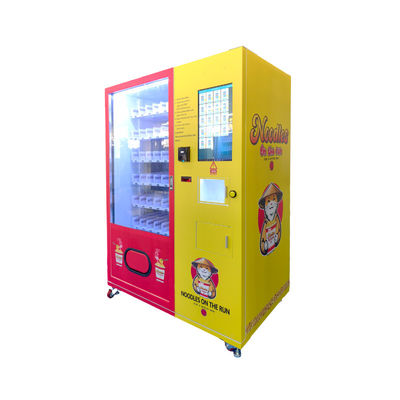 Fonte de água quente grátis para Cup Noodle Ramen instantâneo máquina de venda de chá de leite com leitor de cartões