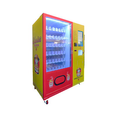 Fonte de água quente grátis para Cup Noodle Ramen instantâneo máquina de venda de chá de leite com leitor de cartões