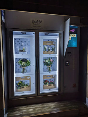 Máquina de venda de armários conveniente e de alta tecnologia para shopping center 40 armários personalizáveis