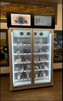 5-20 bandejas Capacidade de Metal Máquina de venda de geladeira inteligente para sorvete Design durável