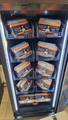 5-20 bandejas Capacidade de Metal Máquina de venda de geladeira inteligente para sorvete Design durável