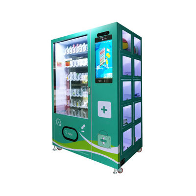 Máquina de venda de snacks com cacifos extra para snacks grandes