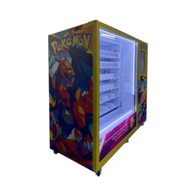 Atualize sua coleção com sistemas de pagamento seguros e fáceis Máquina de venda de cartões Pokemon W1620mm*D950mm*H1950mm