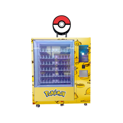 Atualize sua coleção com sistemas de pagamento seguros e fáceis Máquina de venda de cartões Pokemon W1620mm*D950mm*H1950mm