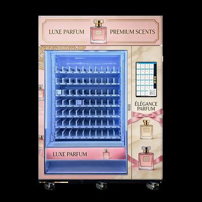 QUALIDADE  Large-Capacity Perfume Vending Machine With Conveyor Belt Elevator — Smart Fragrance Retail Solution for Shopping Malls & Airports fábrica