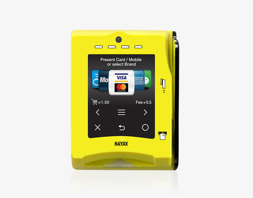 Máquina de venda automática móvel do pagamento do pagamento de Paypal com mícron ajustável das bandejas