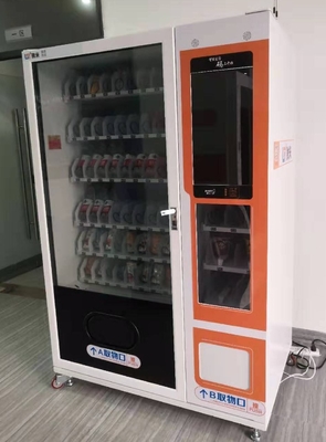 Máquinas de venda automática do Internet do tela táctil personalizado do petisco e da bebida do envoltório da etiqueta para o mercado de Paquistão