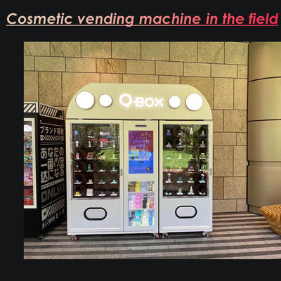 Máquina de venda automática esperta cosmética do produto de cabelo da joia com cremalheira de exposição