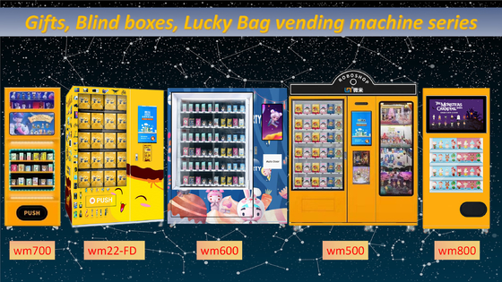 Máquinas de venda automática do serviço de Lucky Box Gift Smart Self com o tela táctil de 22 polegadas
