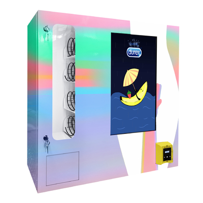 Montagem Mini Condom Vending Machine Customised da parede com sistema esperto