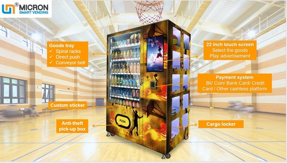 O basquetebol bebe o pagamento eletrônico da carteira do apoio da máquina de venda automática da combinação