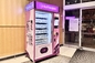 Beleza da máquina de venda automática dos cosméticos da pestana da grande capacidade com anúncio da tela no shopping