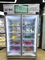 máquina de venda automática esperta do refrigerador com o vegetal da venda do leitor de cartão do crédito, fruto, carne congelada