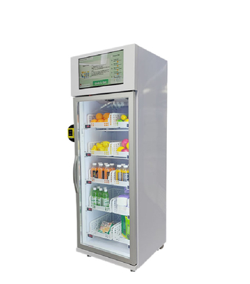 Máquina de venda automática do escritório da bebida do petisco da tela de 22 polegadas com sistema de refrigeração