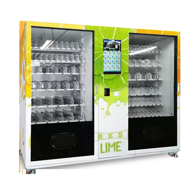 Máquina de venda automática da refeição do tela táctil de 22 polegadas com o leitor de cartão de NAYAX