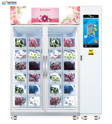 Líquido refrigerante a favor do meio ambiente fresco da máquina de venda automática R290 da flor do ramalhete da extra grande