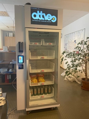 Máquina de venda de lanches e bebidas WMZLD Adequada para escritórios, fábricas, shoppings, outdoor com pagamento com cartão de crédito