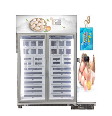 Máquina de venda automática refrigerando do cacifo da loja 2nãa pilotado para vender a carne do fruto do ovo