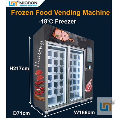 Máquina de venda automática refrigerando congelada ODM do cacifo da carne para ostras do marisco
