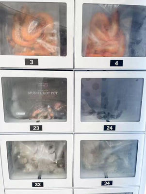 Máquina de Venda de Frutos do Mar com Refrigerante R290 Eficiente para Frescos