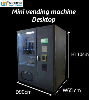 Bebida de aço do petisco da porta da tira máquina de venda automática pequena do artigo da mini com sistema esperto
