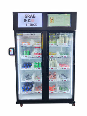 Máquina de venda automática do refrigerador de Smart do produto de exploração agrícola para o fruto vegetal