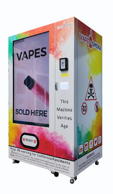 Máquina de venda automática de Vape da propaganda de tela táctil de 55 polegadas e leitores de cartão