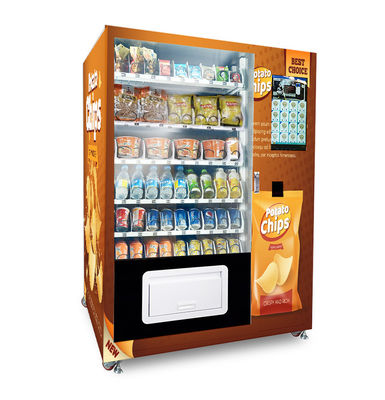 Máquina de venda de bebidas geladas com elevador de telemetria