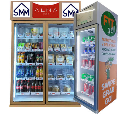 Sentido esperto Mini Vending Machine For Drinks do peso, frutos, máquina de venda automática do escritório, máquina de venda automática do suco, mícron