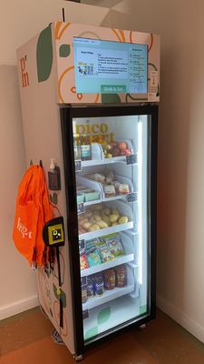Micron Smart Vending Food Fresh Snack Drink Smart Frigorífico Máquina de Venda Automática com leitor de cartão
