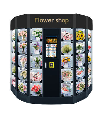 Flor fresca 21,5 polegadas que refrigeram a máquina de venda automática do cacifo, máquina de venda automática do Internet, mícron