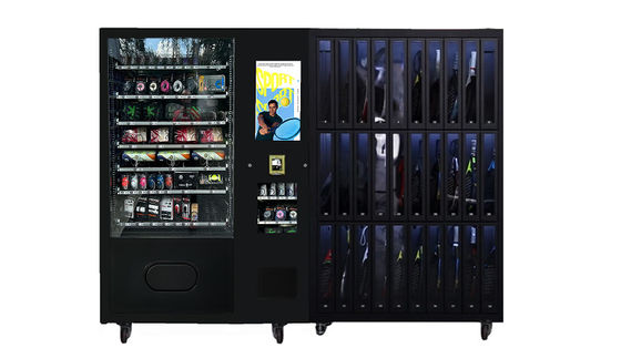 Máquina de venda automática de raquetes de ténis Smart Locker com leitor de cartões para equipamentos desportivos