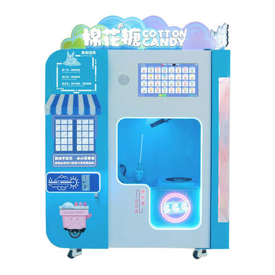 Micron Street Food Business Máquina de venda de algodão doces com 32 sabor de frutas e forma de flor
