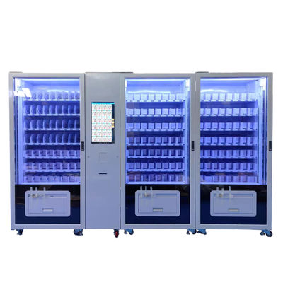 Máquina de venda automática Empresa de grande capacidade Combo Snacks bebida Máquina de venda automática Em loja de autoatendimento