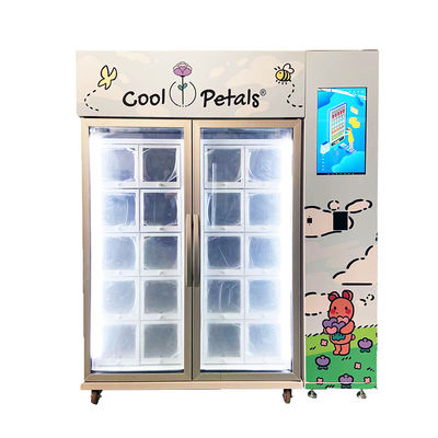Micron Commercial 24/7 Self-Service Refrigeração Fresco Bouquet Flower Vending Machine Em loja de varejo não tripulado