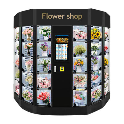 Customize negócios máquina de venda de fraldas de flores frescas com leitor de cartões Nayax Pagamentos em dinheiro