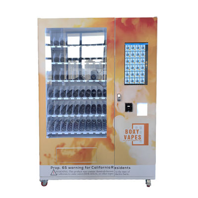 Máquina de venda de cigarros eletrônicos com leitor de cartões de verificação de idade